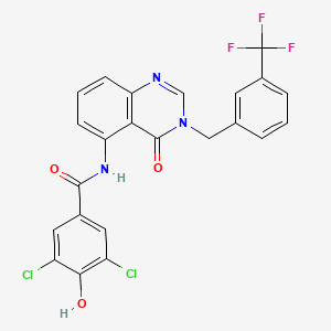 Chemical structure of HSD17B13-IN-43