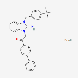 Chemical structure of ZNF207-IN-1