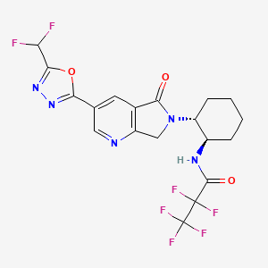 Chemical structure of T-518