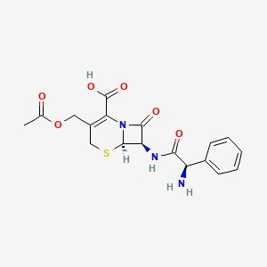 Chemical structure of Cefaloglycin