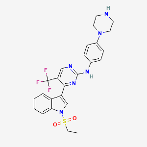 Chemical structure of EGFR ligand-9