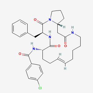 Chemical structure of Thrombin inhibitor 11