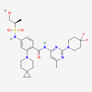 Chemical structure of AM-9022