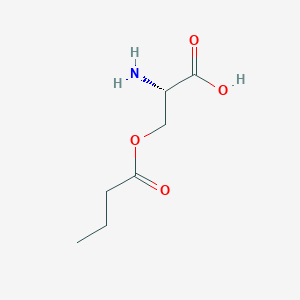 Chemical structure of SerBut