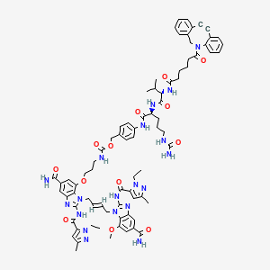 Chemical structure of diABZI-V/C-DBCO