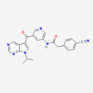 Chemical structure of α-Synuclein inhibitor 11
