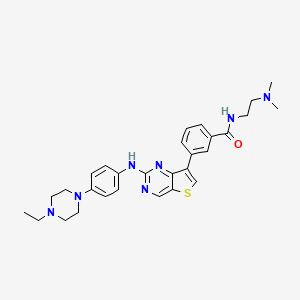 Chemical structure of SLC3037