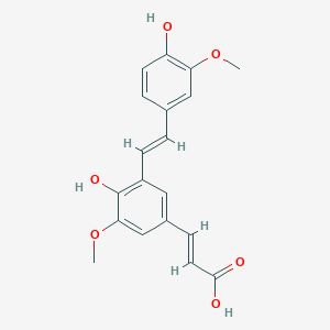 Chemical structure of Poacic acid