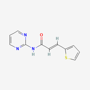 Chemical structure of NP-BTA