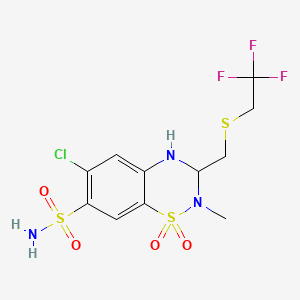 Chemical structure of Polythiazide
