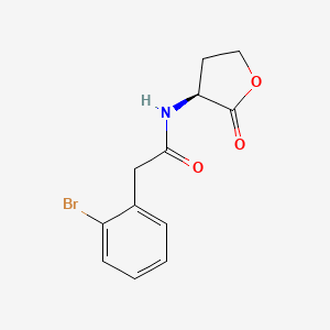 Chemical structure of AHL modulator-1