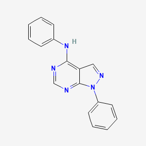 Chemical structure of Antifungal agent 112