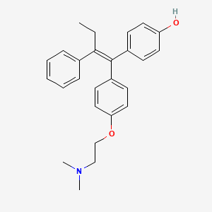 Chemical structure of (E)-4-Hydroxytamoxifen-d5