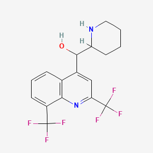 Chemical structure of Mefloquine