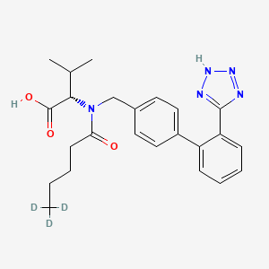 Chemical structure of Valsartan-d3