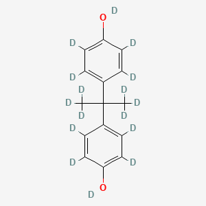 Chemical structure of Bisphenol A-d16