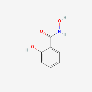 Chemical structure of Salicylhydroxamic acid