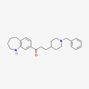 Chemical structure of Zanapezil