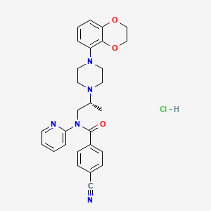 Chemical structure of Lecozotan hydrochloride