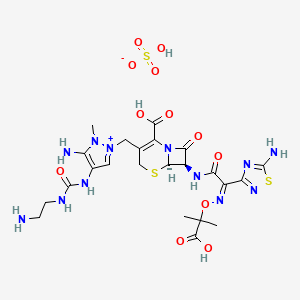 Chemical structure of Ceftolozane sulfate