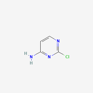 Chemical structure of 4-Amino-2-chloropyrimidine