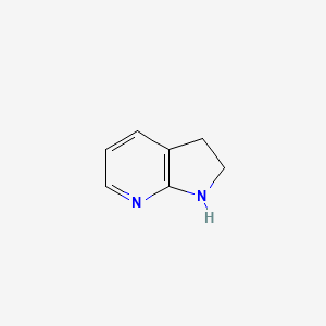 Chemical structure of 2,3-Dihydro-7-azaindole
