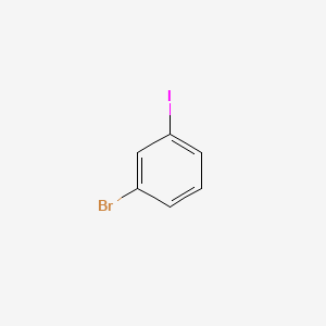 Chemical structure of 1-Bromo-3-iodobenzene