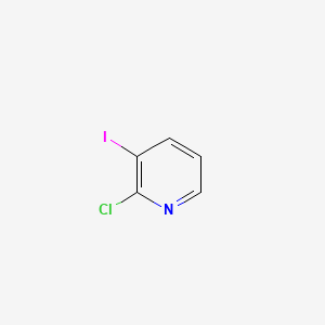 Chemical structure of 2-Chloro-3-iodopyridine
