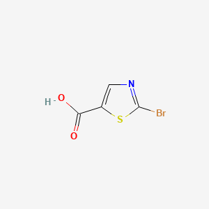 Chemical structure of 2-Bromothiazole-5-carboxylic acid