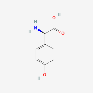Chemical structure of D-4-Hydroxyphenylglycine