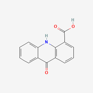Chemical structure of 4-Carboxy-9-acridanone