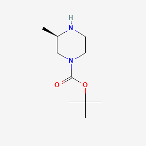 Chemical structure of (R)-1-Boc-3-methylpiperazine