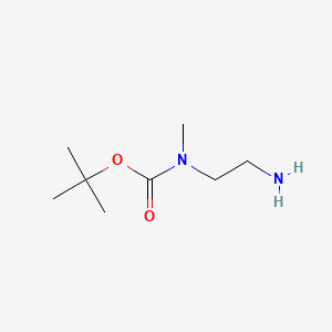 Chemical structure of N-Boc-N-methylethylenediamine