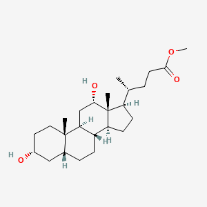 Chemical structure of Methyl deoxycholate