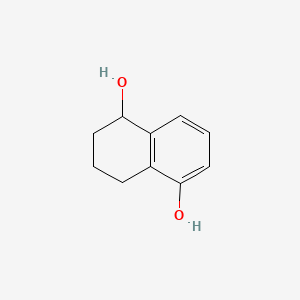 Chemical structure of 1,2,3,4-Tetrahydronaphthalene-1,5-diol