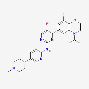 Chemical structure of Inixaciclib