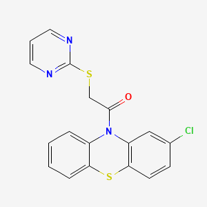 Chemical structure of WAY-215718