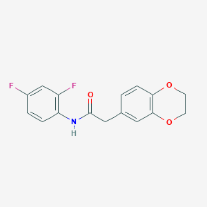 Chemical structure of WAY-649123