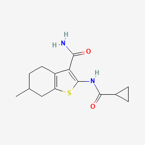 Chemical structure of Protein kinase G inhibitor-1