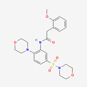Chemical structure of α7β1 integrin modulator-1