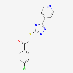 Chemical structure of WAY-604440