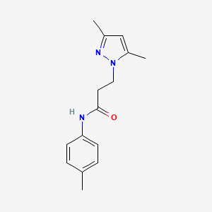 Chemical structure of WAY-329738