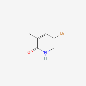 Chemical structure of 5-Bromo-3-methylpyridin-2-ol