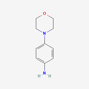 Chemical structure of 4-Morpholinoaniline