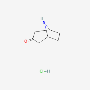 Chemical structure of Nortropinone hydrochloride