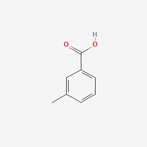 Chemical structure of 3-Methylbenzoic acid