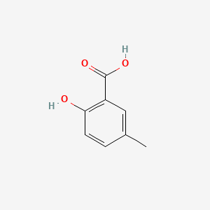 Chemical structure of 5-Methylsalicylic acid