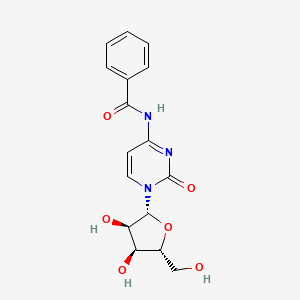 Chemical structure of N-Benzoylcytidine