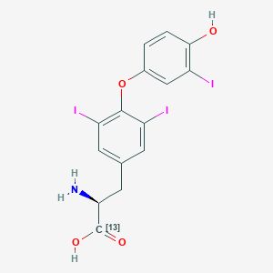Chemical structure of Liothyronine-13C6-1