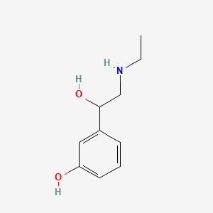 Chemical structure of Etilefrine